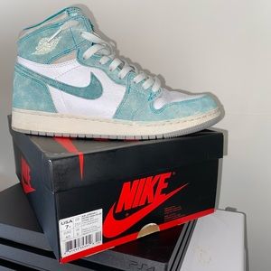 Turbo Green Jordan 1s HI